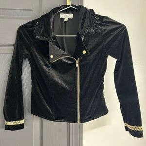 Disney Black Velvet girls blazer/jacket